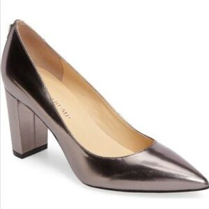 New in box - Ivanka Trump 'Lysa' Pointy Toe Pump in pewter. Size 8 (8M)